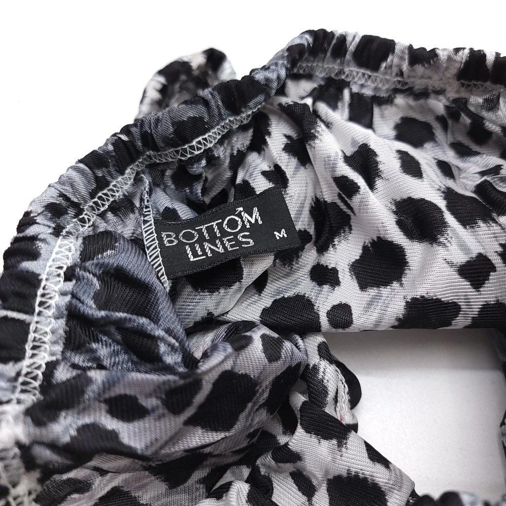 Vintage 70's‎ Bottom Lines Euro Brief Men's Underwear Medium 31-33 Leppard Print